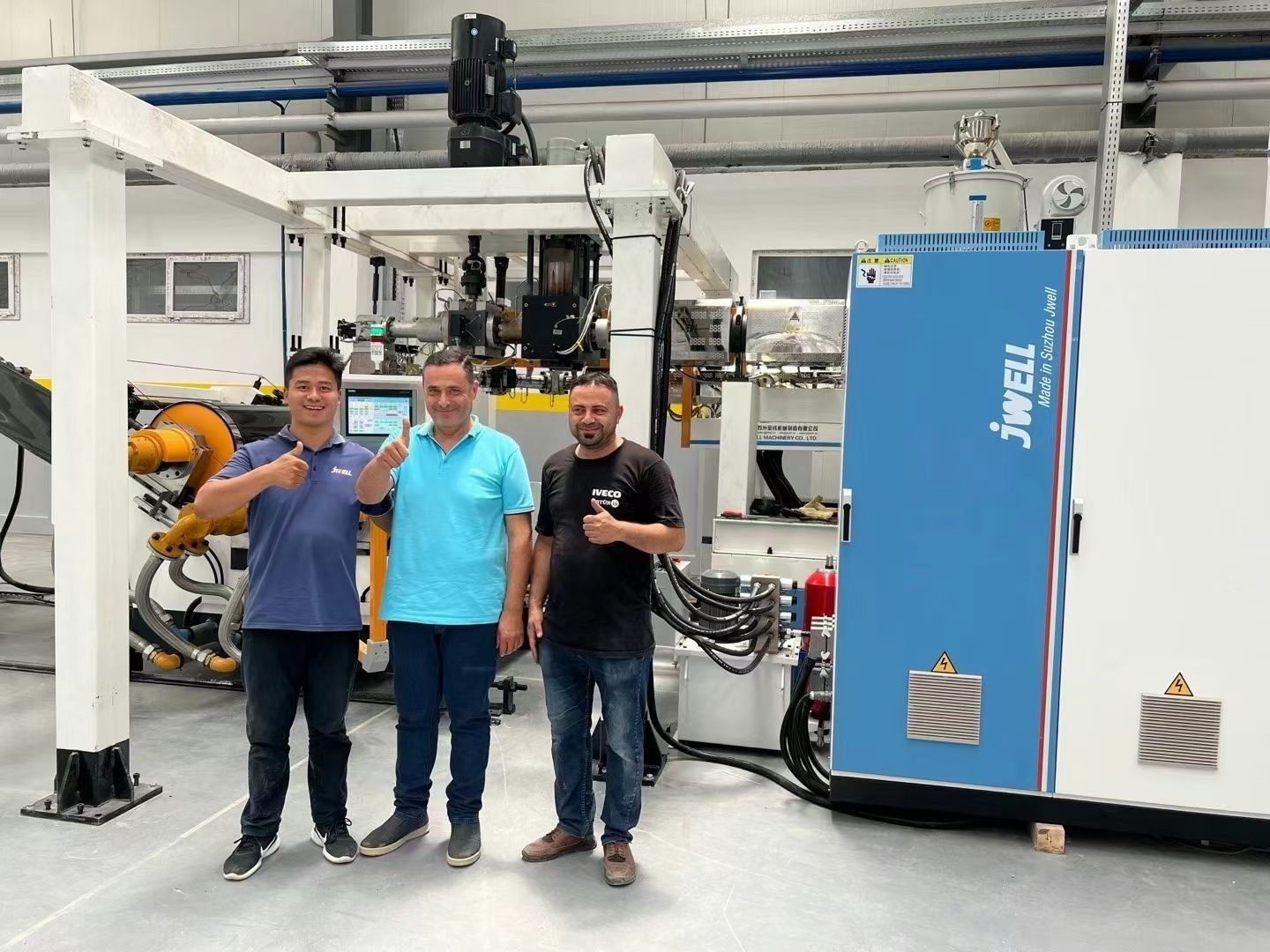 800 kg/h PP Sheet Extrusion Case for Poland