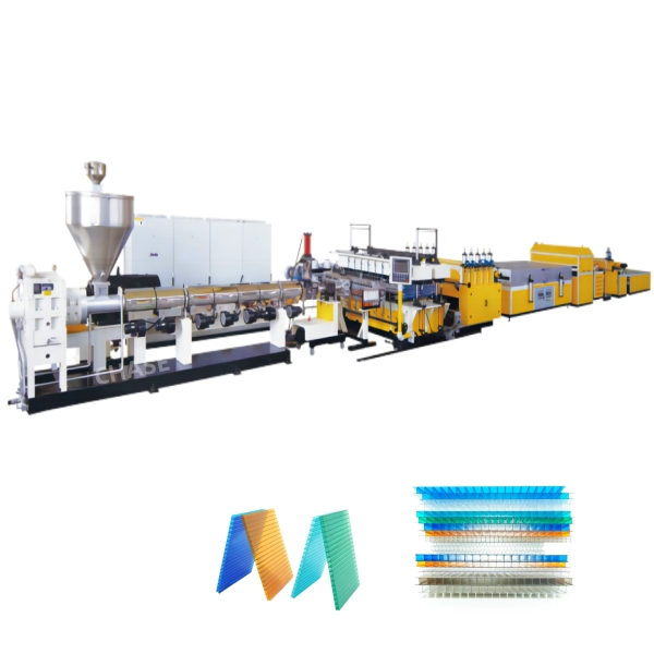 PC hollow sheet Extrusion line 
