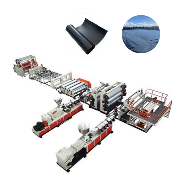PVC High Polymer Composite Waterproof Sheet Extrusion Line