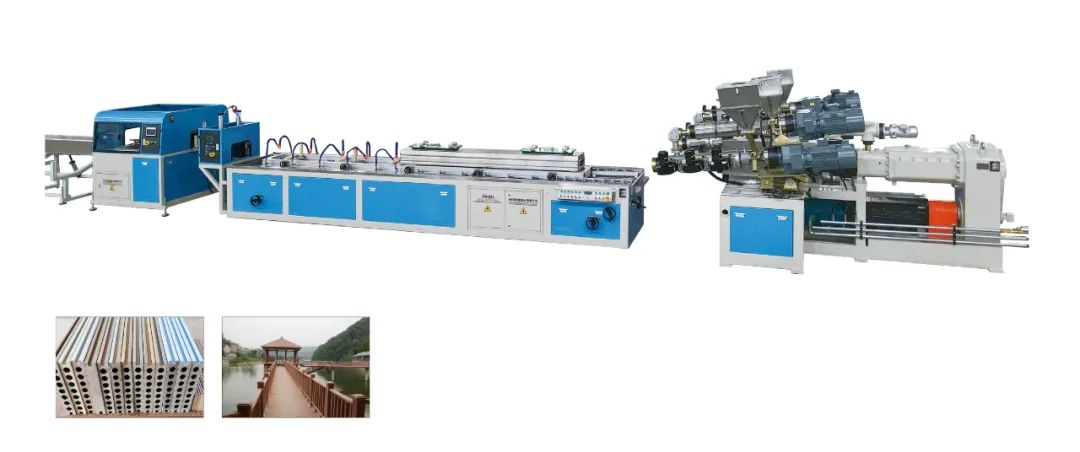 PE PPWood plastic extrusion line 