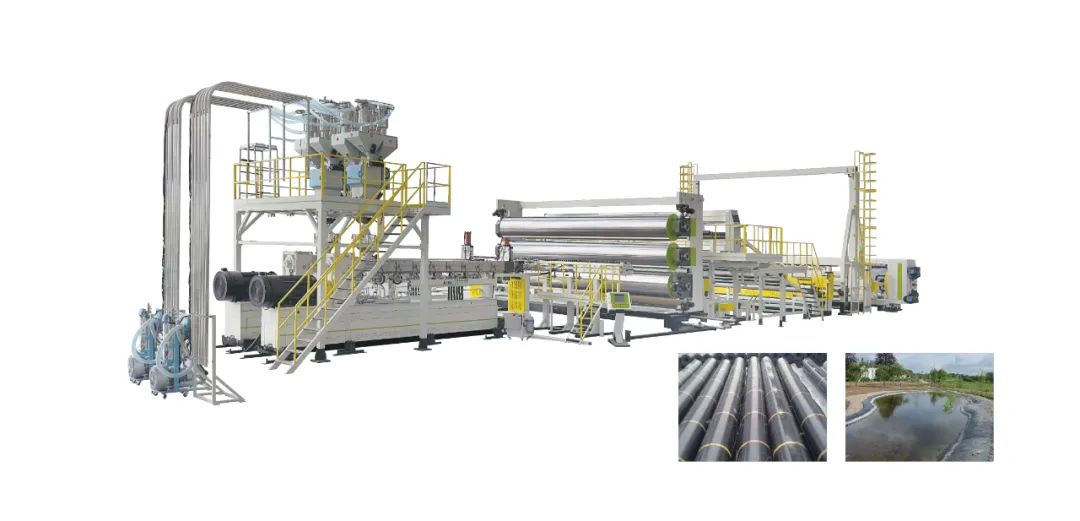PE waterproof extrusion line 