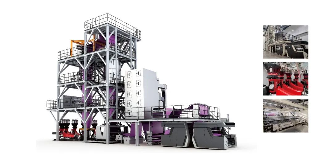 blow film extrusion line 